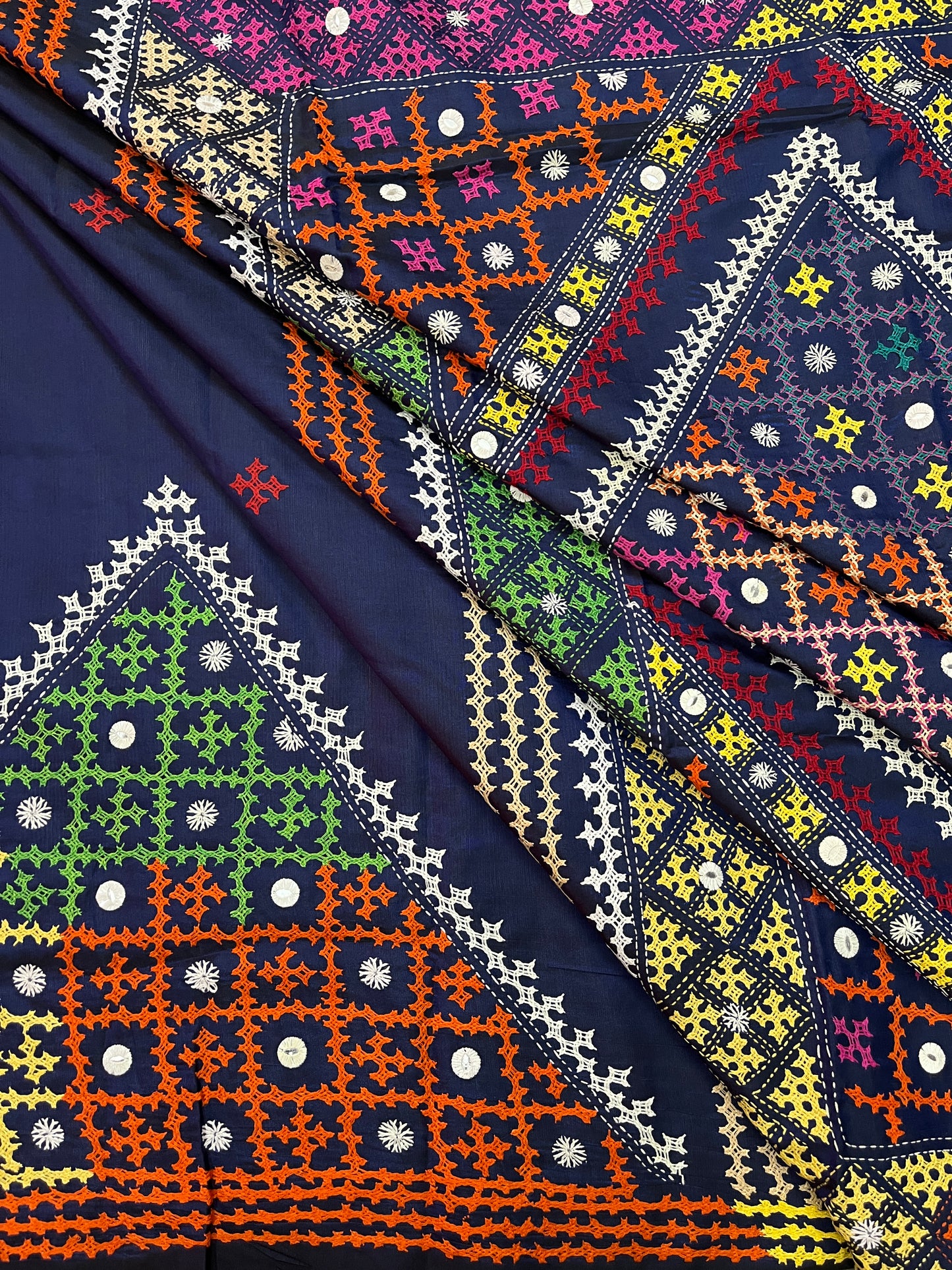 RANGEELA Kutchwork Saree