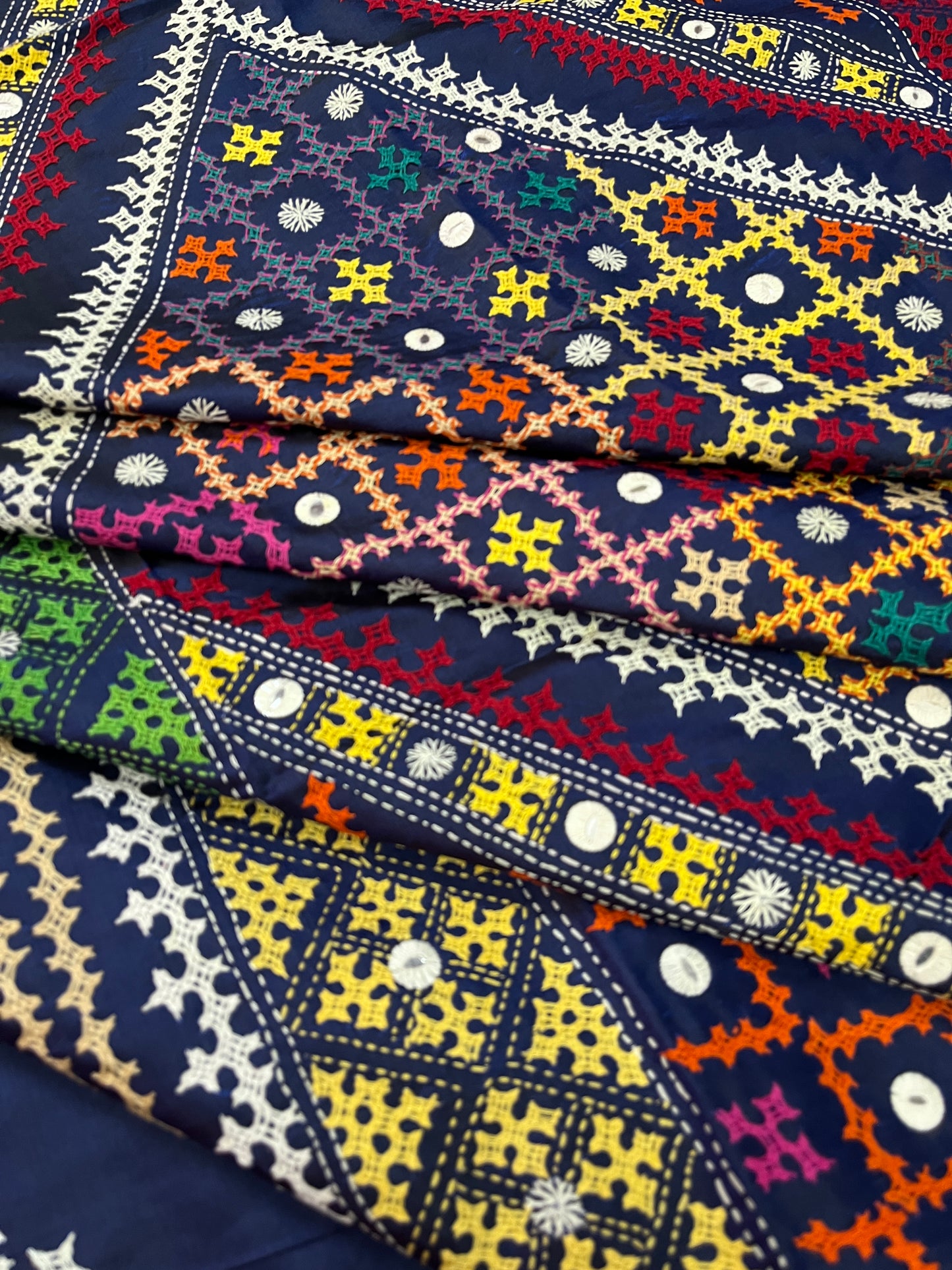 RANGEELA Kutchwork Saree