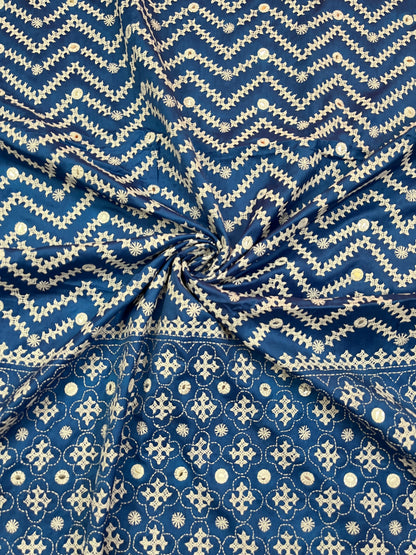 CHARMING Kutchwork Saree