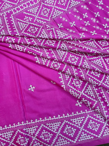LOVELY Kutchwork Saree