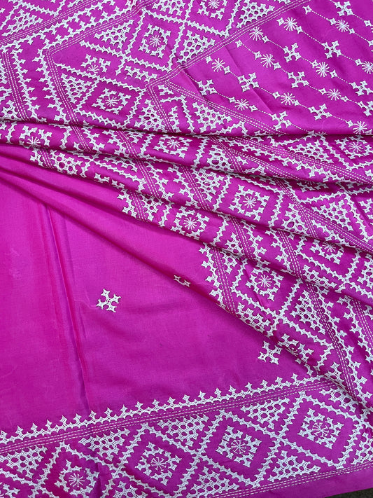 LOVELY Kutchwork Saree