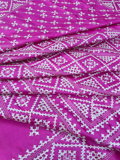 LOVELY Kutchwork Saree