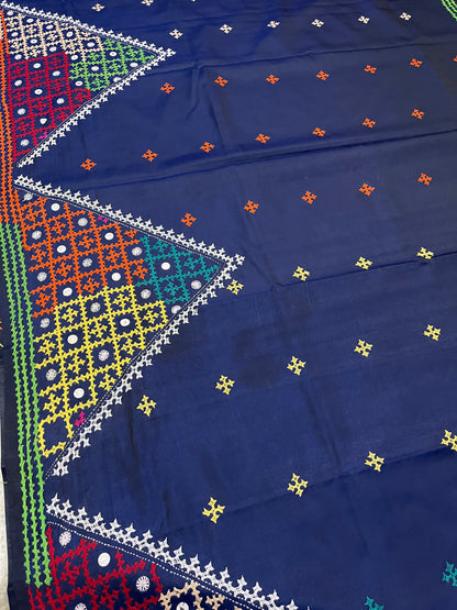 RANGEELA Kutchwork Saree