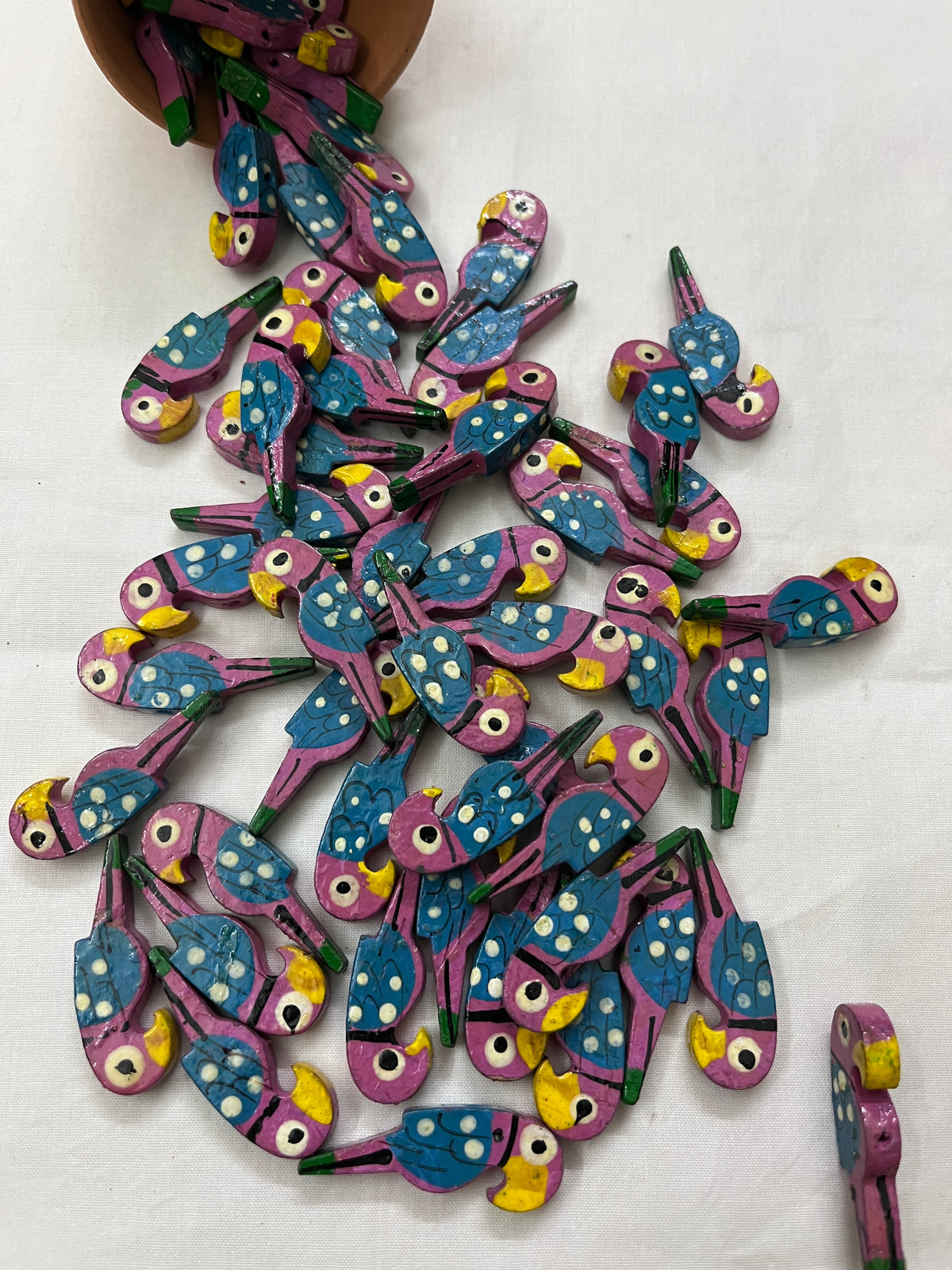 PURPLE Parrot Buttons