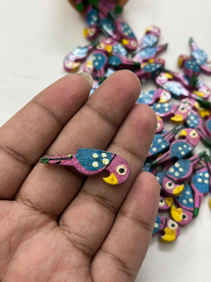 PURPLE Parrot Buttons