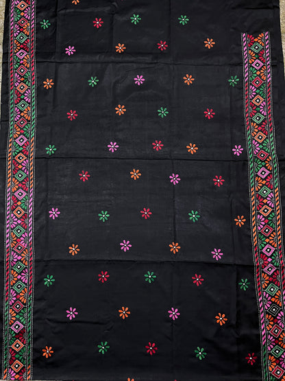 FLORAL Kanthawork Saree