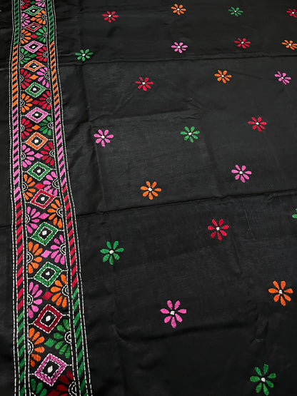 FLORAL Kanthawork Saree