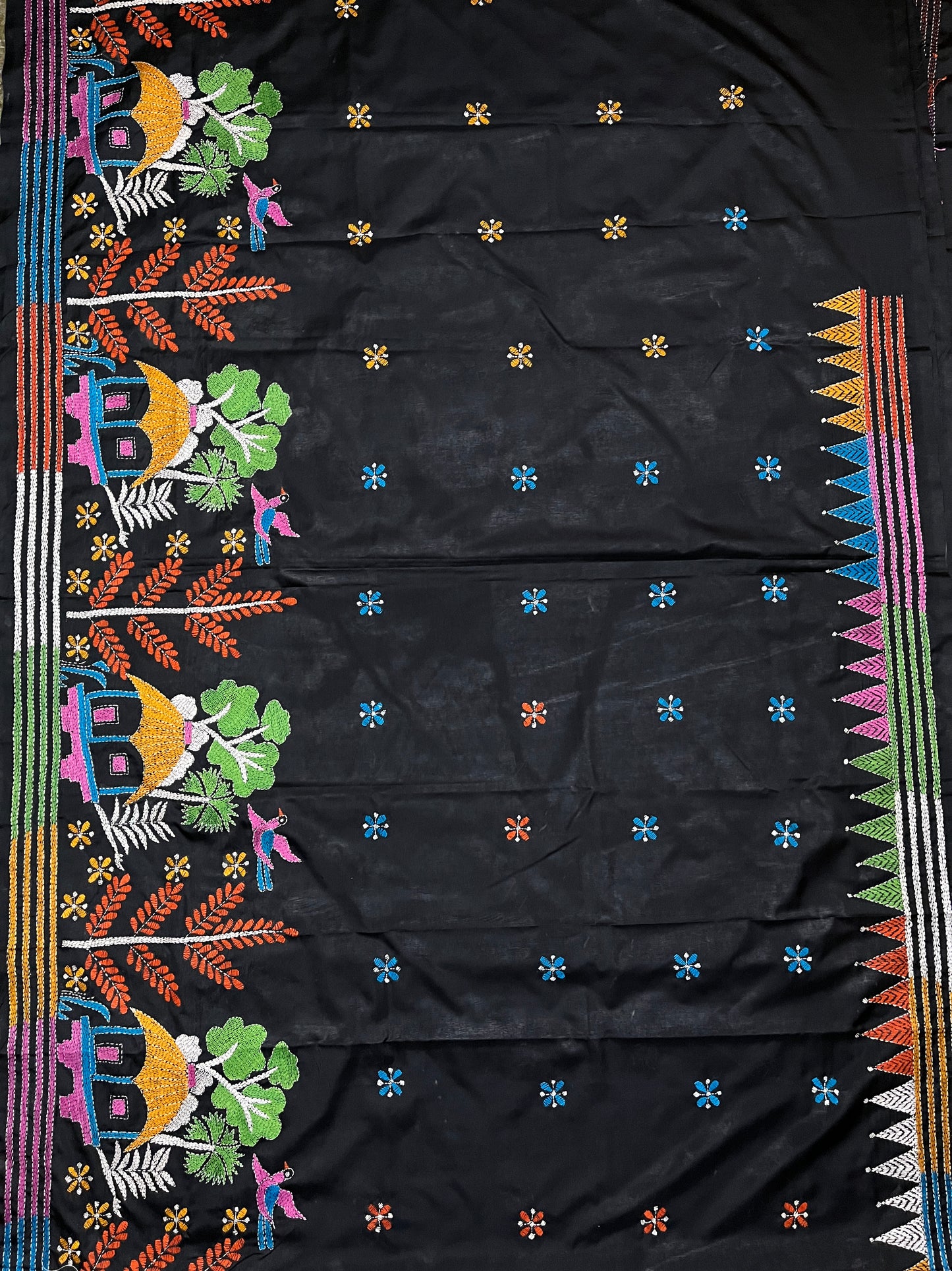 VILLAGE LOVE Kanthawork Saree