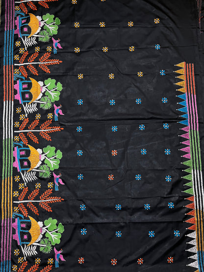 VILLAGE LOVE Kanthawork Saree