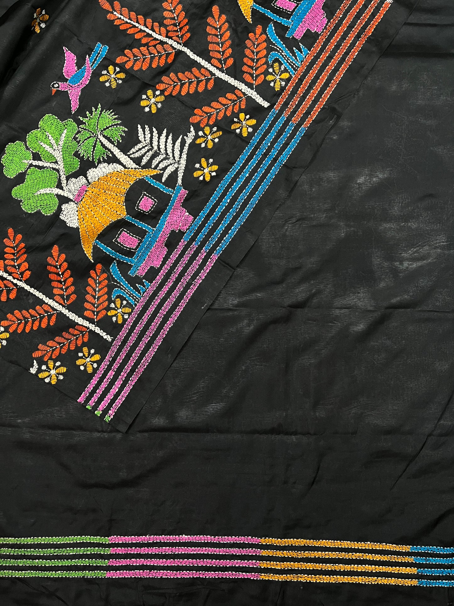 VILLAGE LOVE Kanthawork Saree