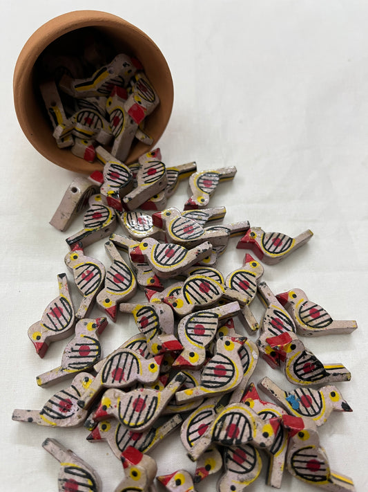 OFF WHITE Chidiya Buttons