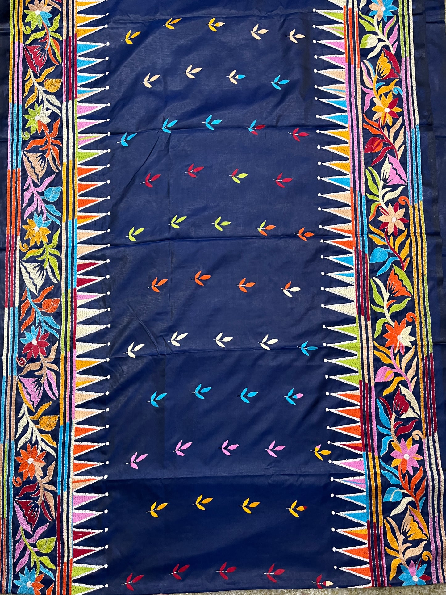 TEMPLE THEME Kanthawork Saree