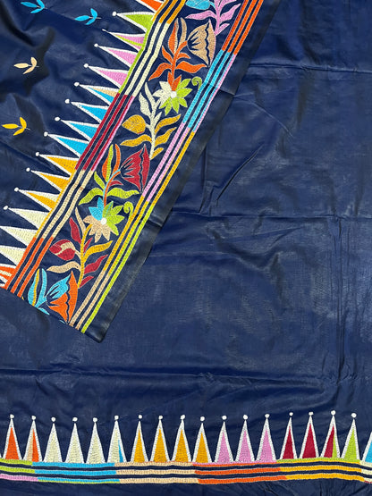 TEMPLE THEME Kanthawork Saree
