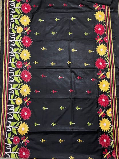 SUNFLOWER Kanthawork Saree