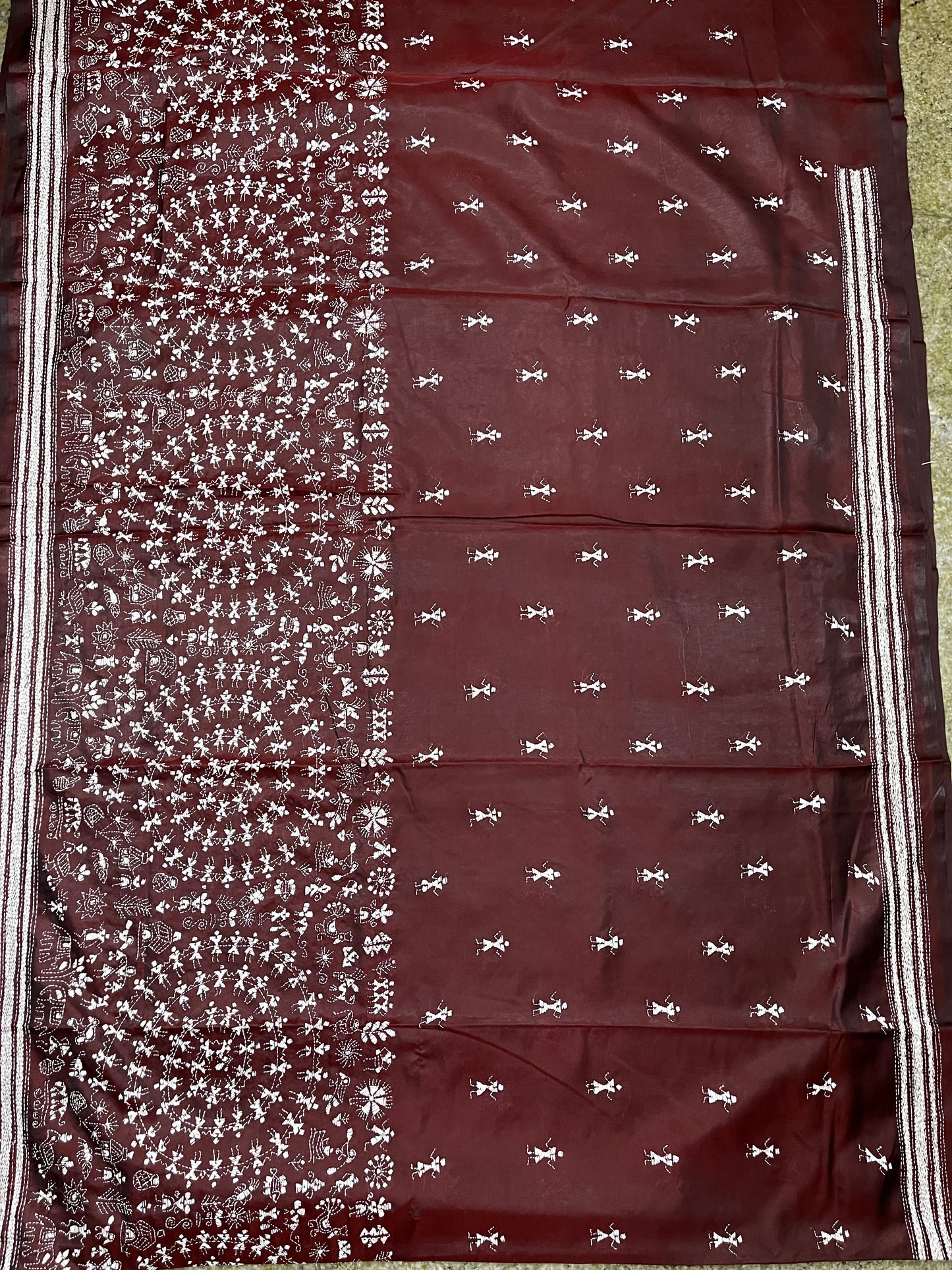 WARLI Kanthawork Saree