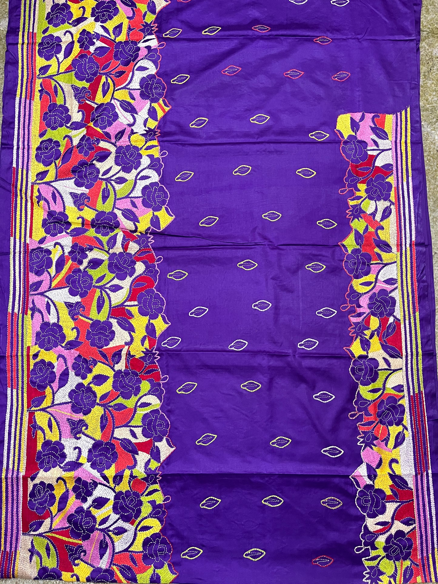 GULAABO Kanthawork Saree