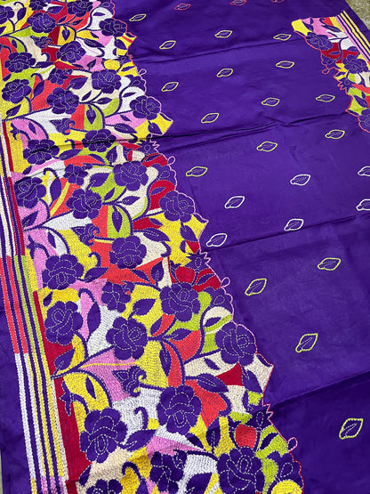 GULAABO Kanthawork Saree