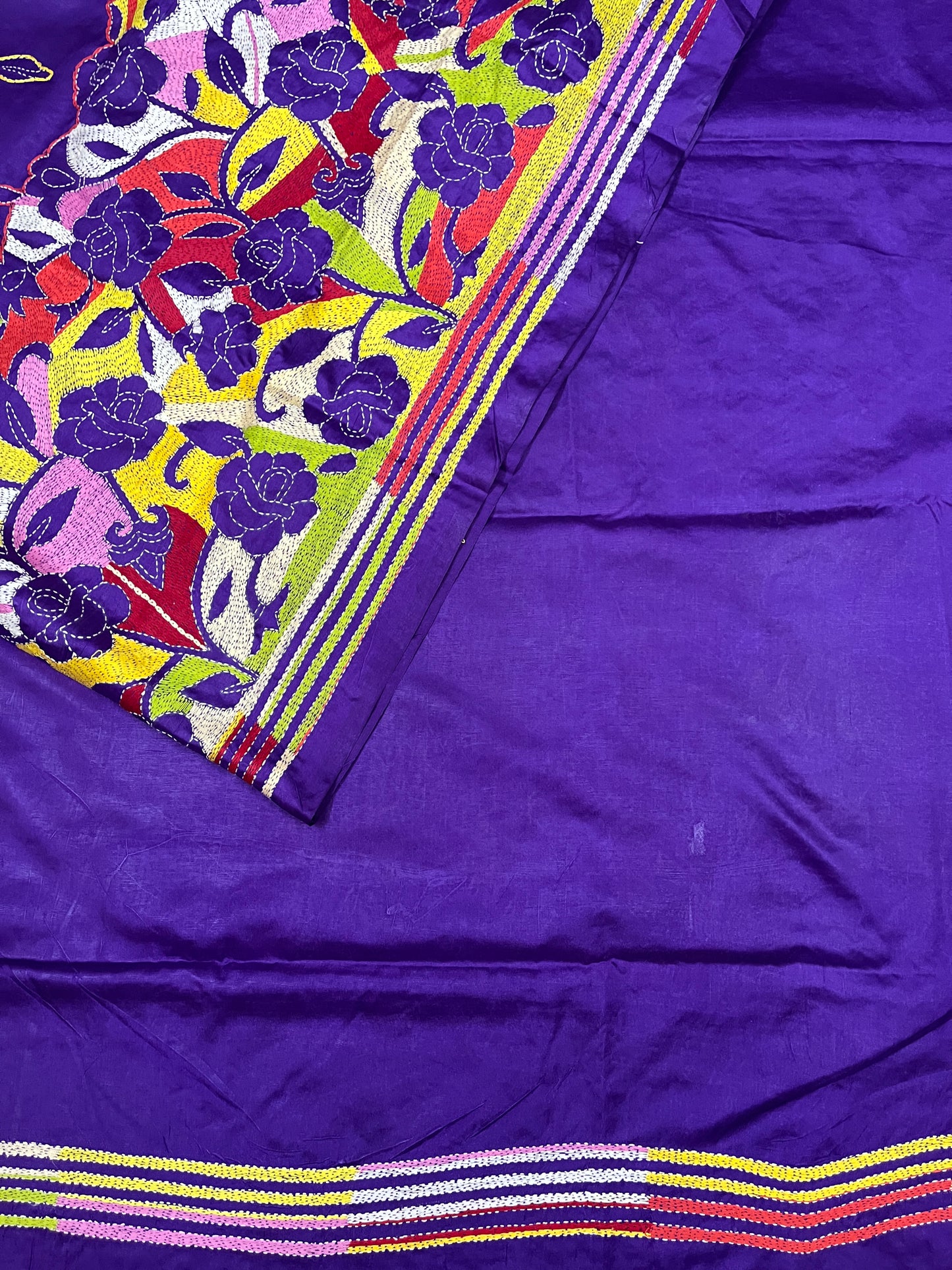 GULAABO Kanthawork Saree
