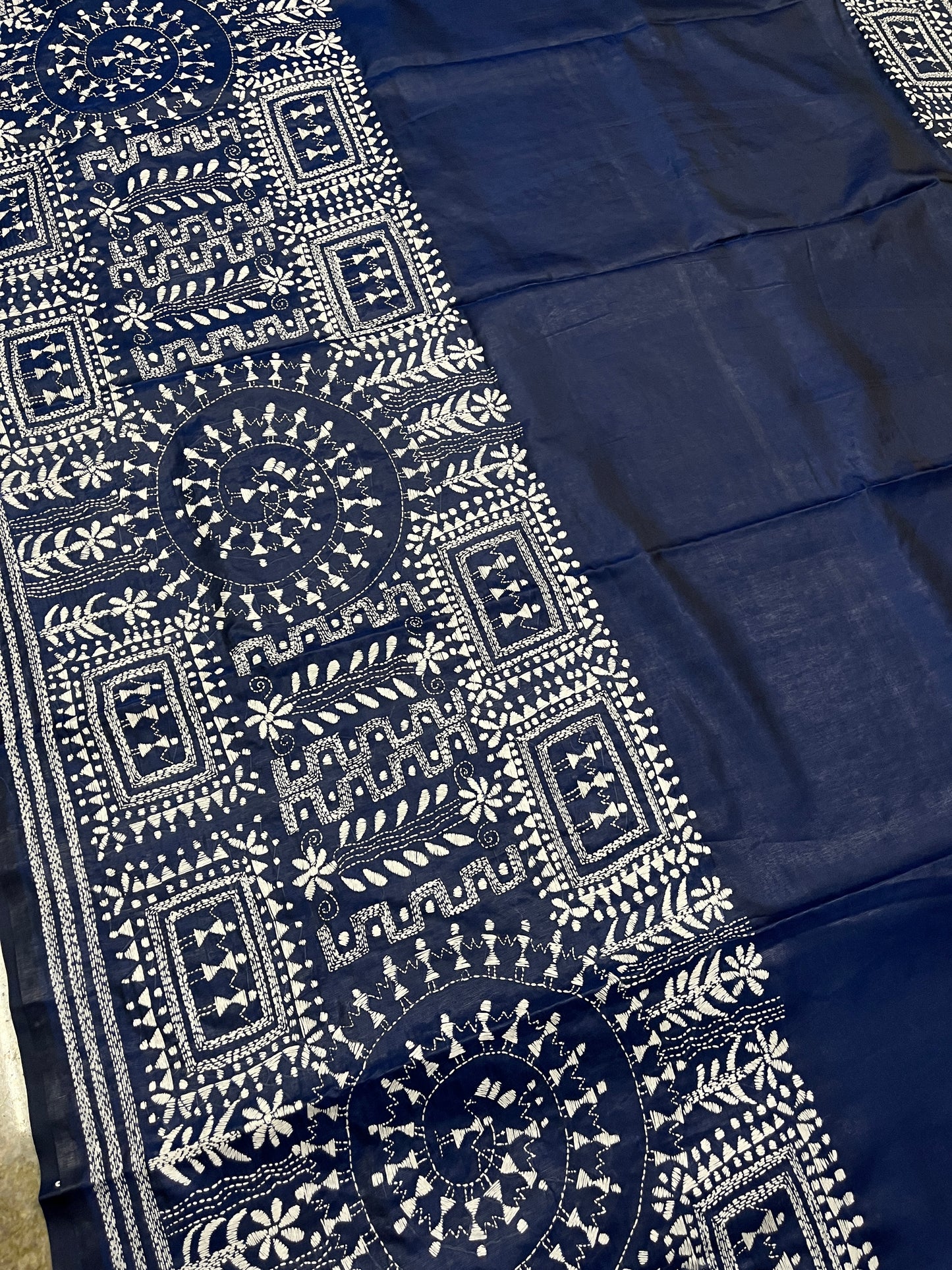 WARLI Kanthawork Saree