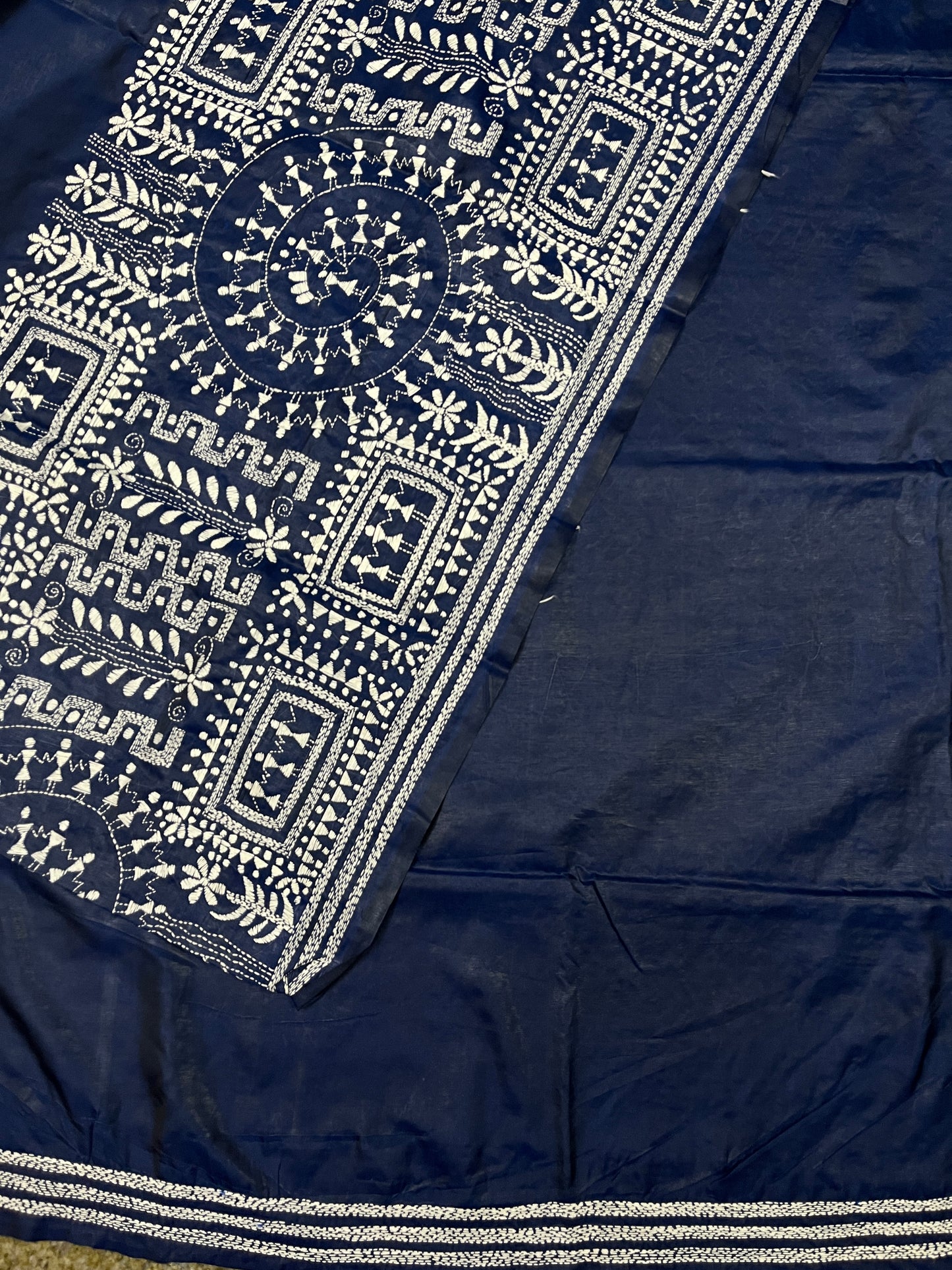 WARLI Kanthawork Saree