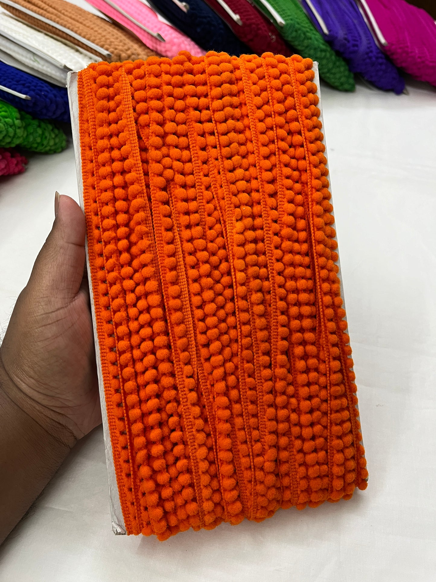 Pompom Lace - ORANGE