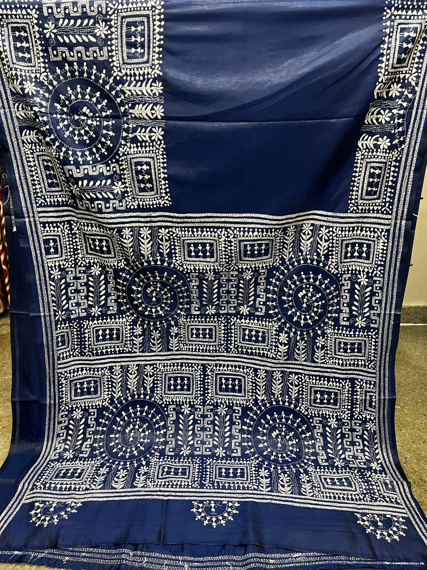 WARLI Kanthawork Saree