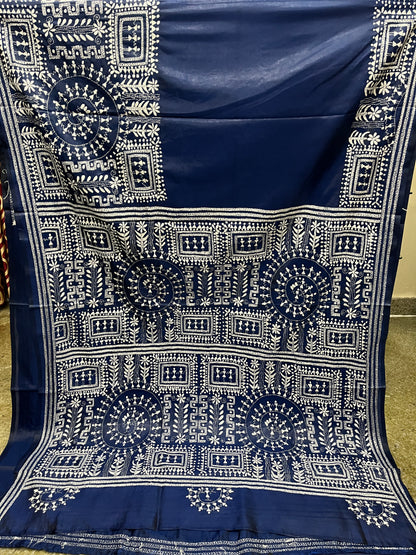 WARLI Kanthawork Saree