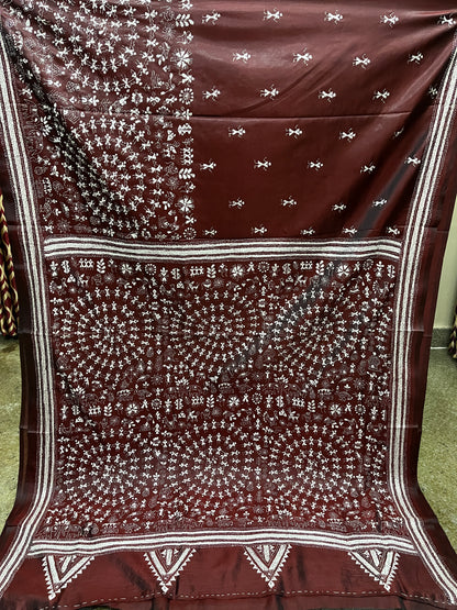 WARLI Kanthawork Saree