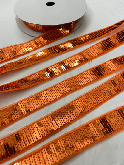 Sequins Lace - ORANGE