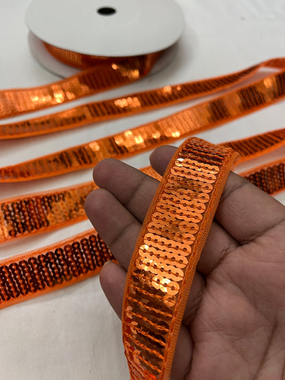 Sequins Lace - ORANGE