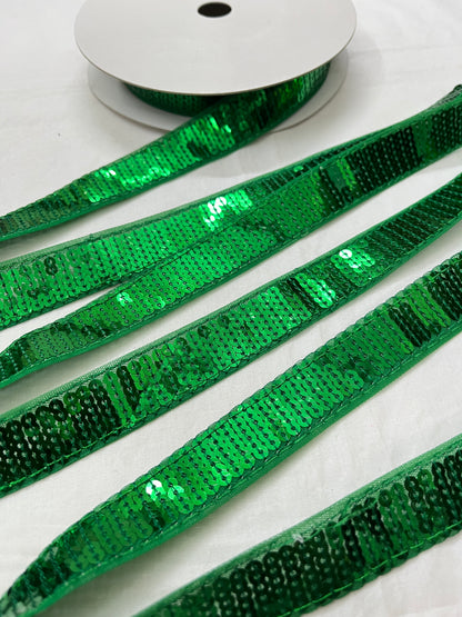 Sequins Lace - GREEN