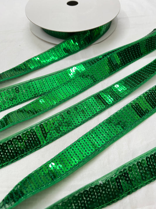 Sequins Lace - GREEN