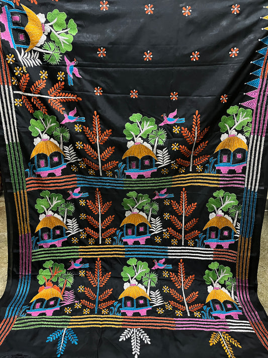VILLAGE LOVE Kanthawork Saree