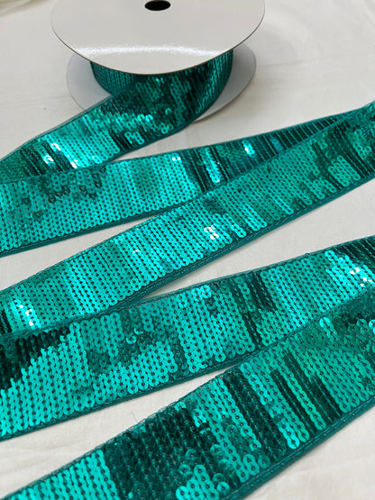 Sequins Lace - BLUE
