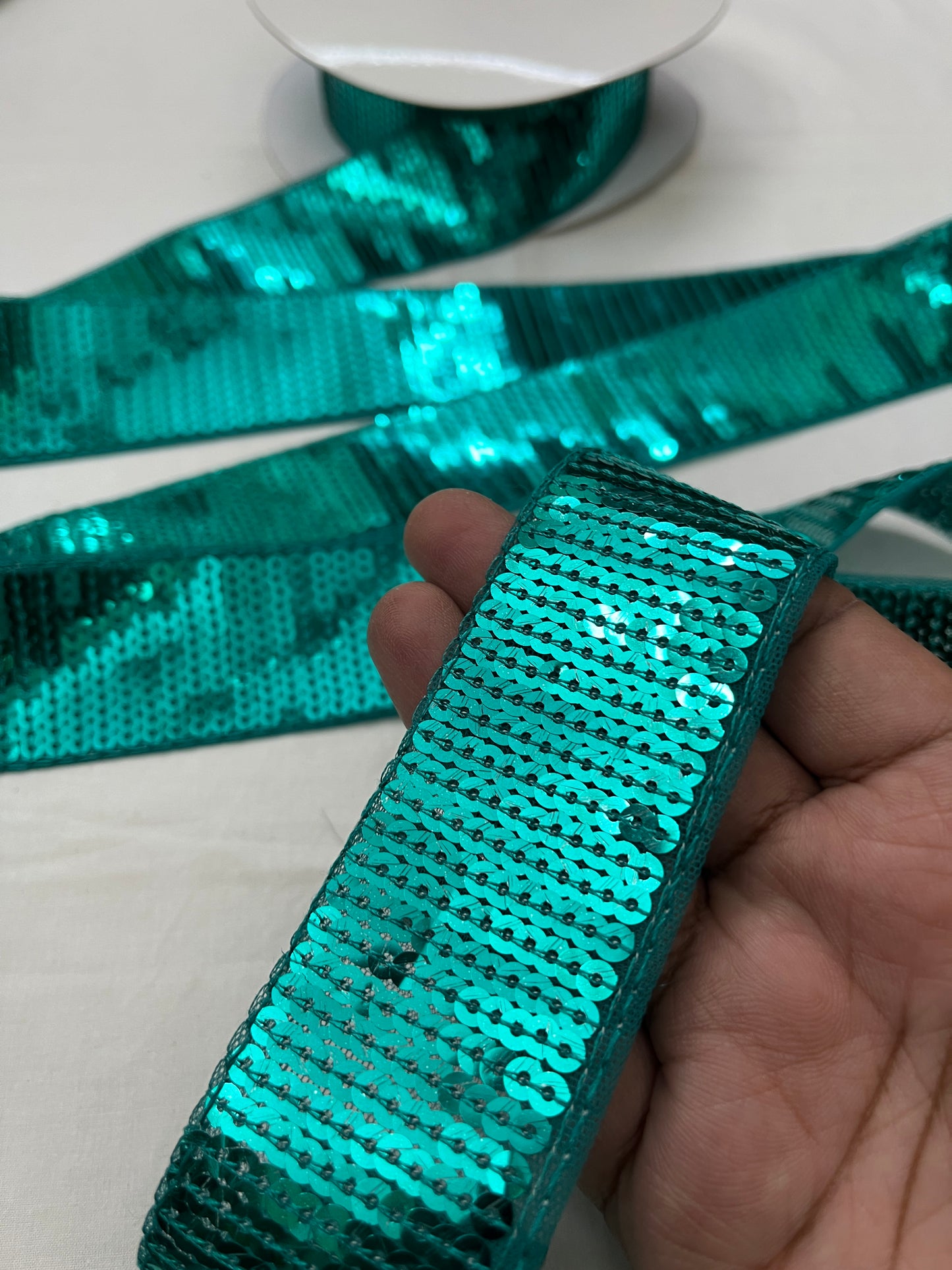 Sequins Lace - BLUE