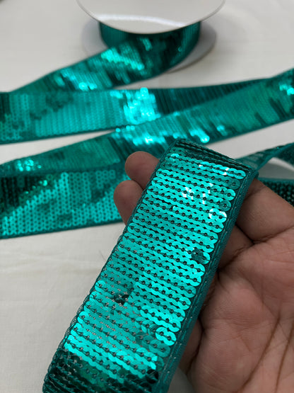 Sequins Lace - BLUE