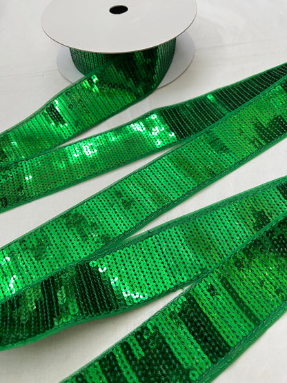 Sequins Lace - GREEN