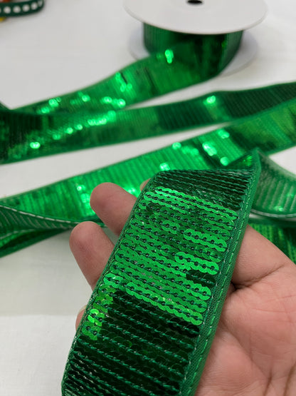 Sequins Lace - GREEN