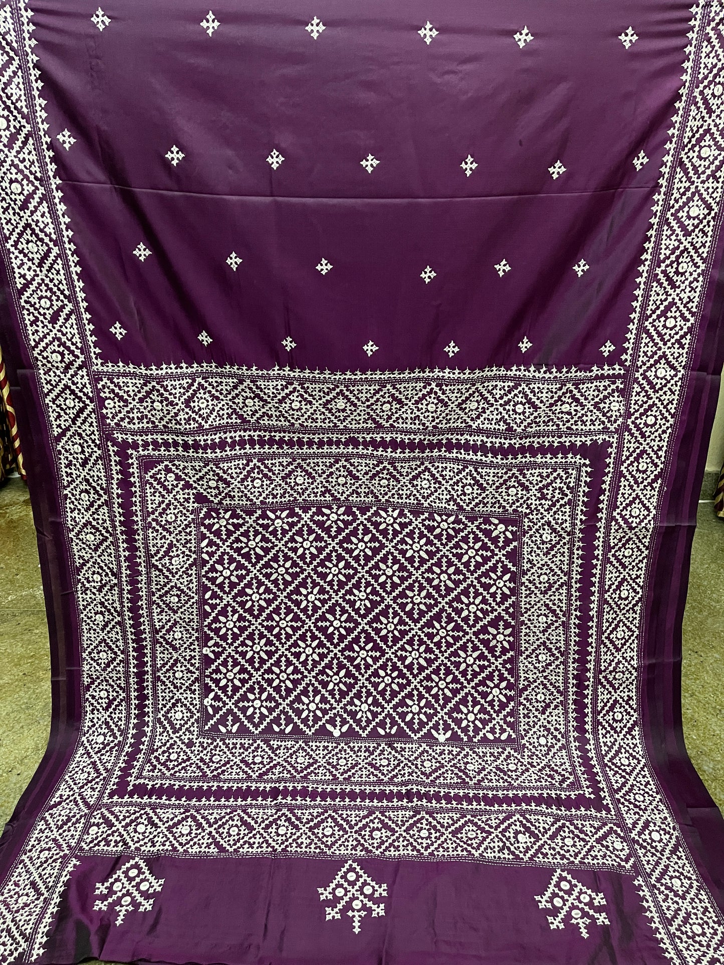 LAAJWAAB Kutchwork Saree