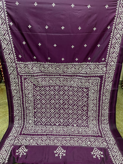 LAAJWAAB Kutchwork Saree
