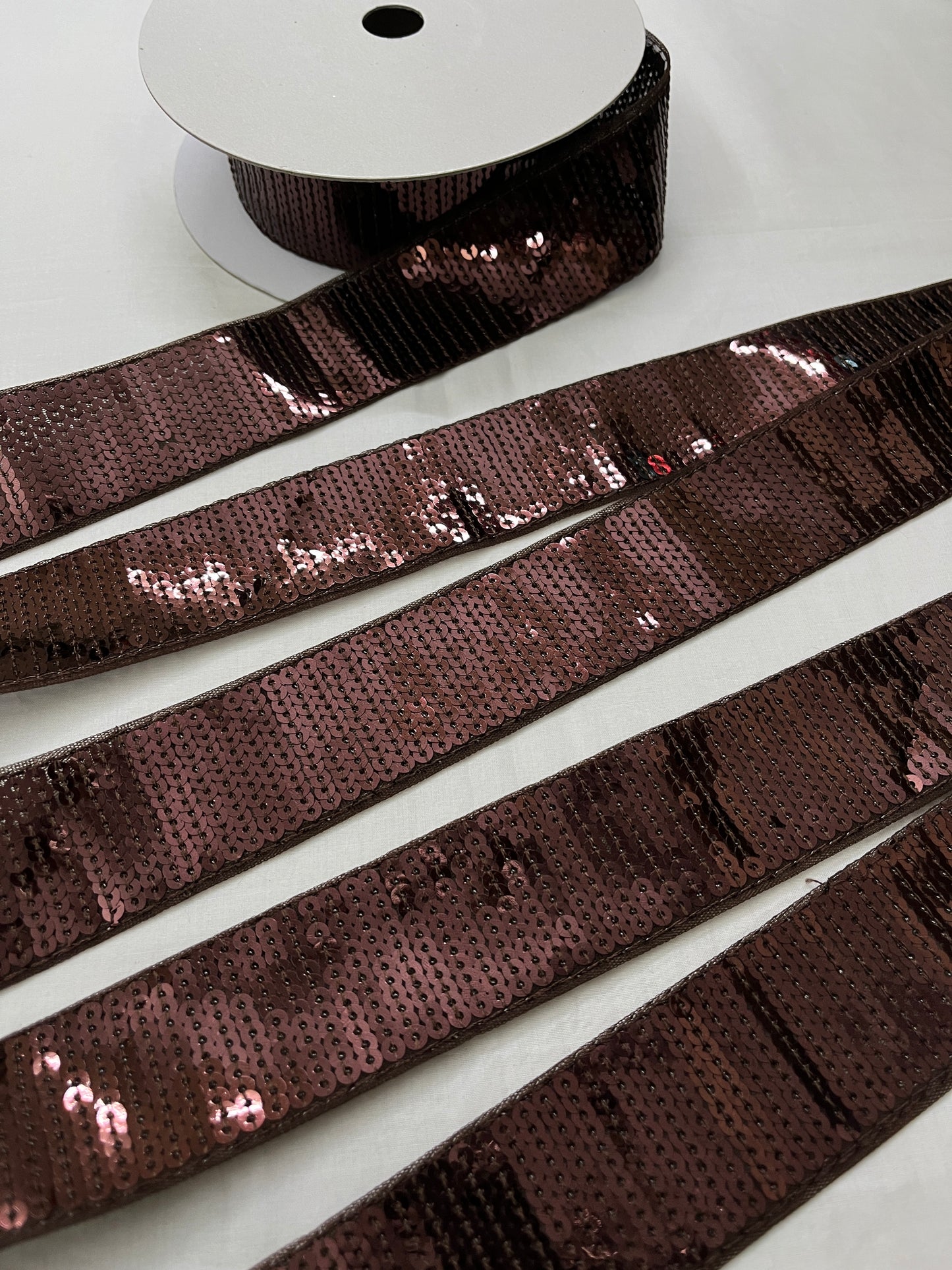 Sequins Lace - BROWN