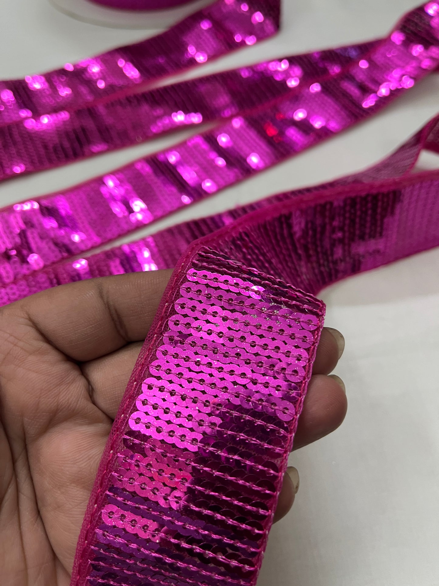 Sequins Lace - PINK