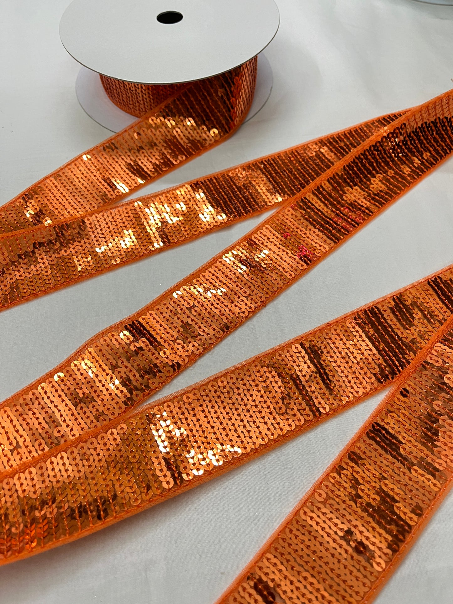Sequins Lace - ORANGE