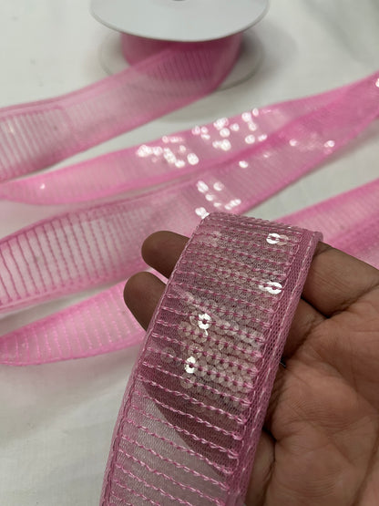 Sequins Lace - PINK