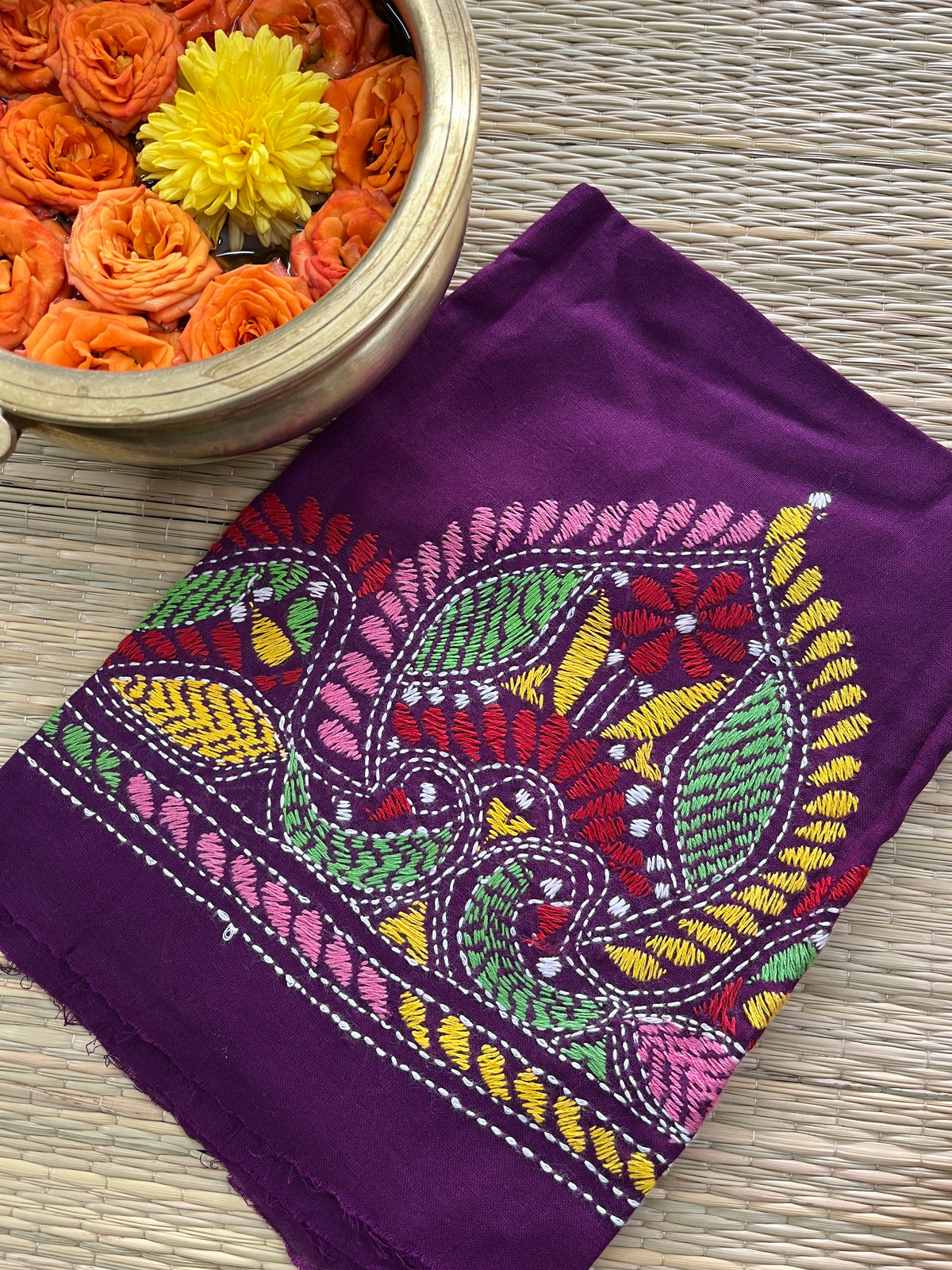 KNBP335 Kanthawork Blouse Piece