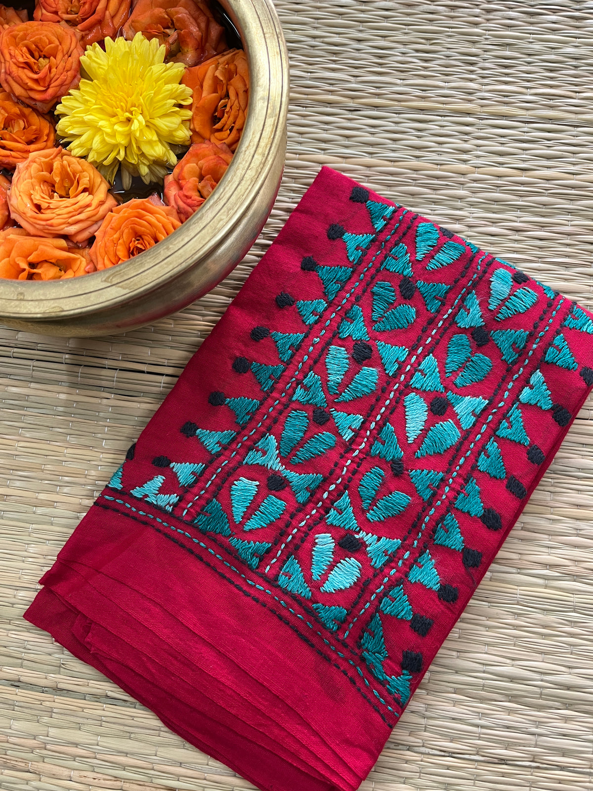 KNBP358 Kanthawork Blouse Piece