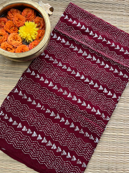 AKBP87 Allover Kanthawork Blouse Piece