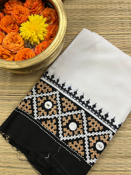 DKUBP14 Dual Color Kutchwork Blouse Piece