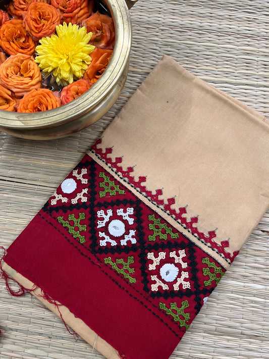 DKUBP28 Dual Color Kutchwork Blouse Piece