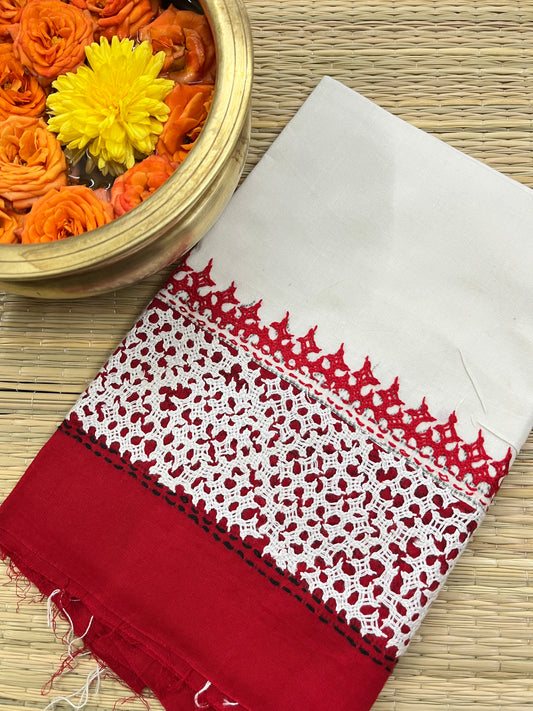DKUBP32 Dual Color Kutchwork Blouse Piece